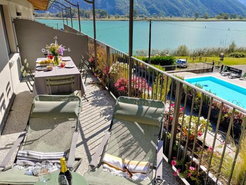 Dascio Apartment | Dascio Salute Ferienwohnung mit Panorama Balkon am See