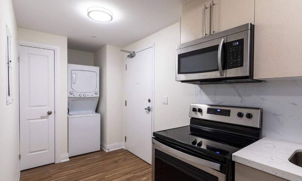 Waterloo Condo | Entire Two Bedroom Apartment With Ensuite Laundry at Center of Waterloo