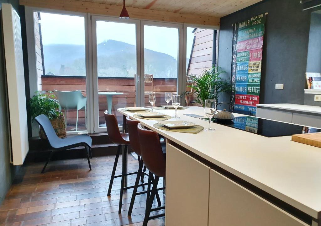 Profondeville Apartment | gite appartement Profondeville Namur vue sur Meuse