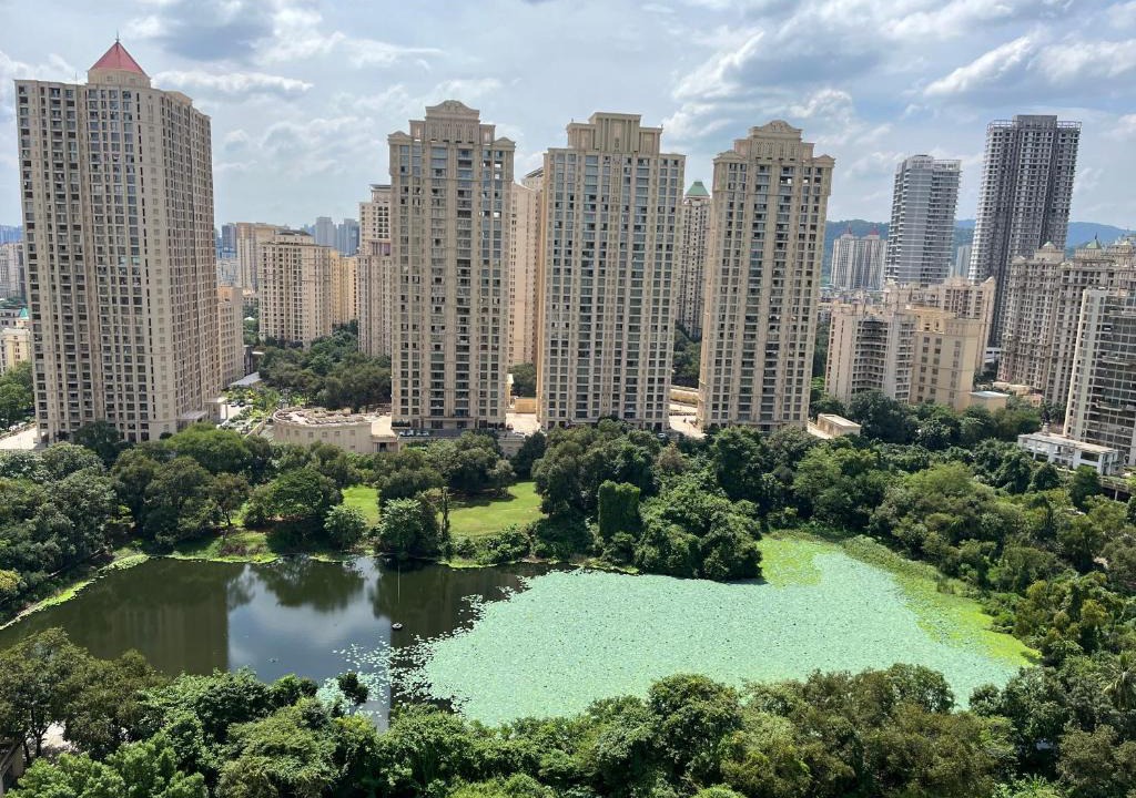 Thane West Apartment | Lakefront AC Balcony LakeView Studio Apartment at Hiranandani Estate, Thane