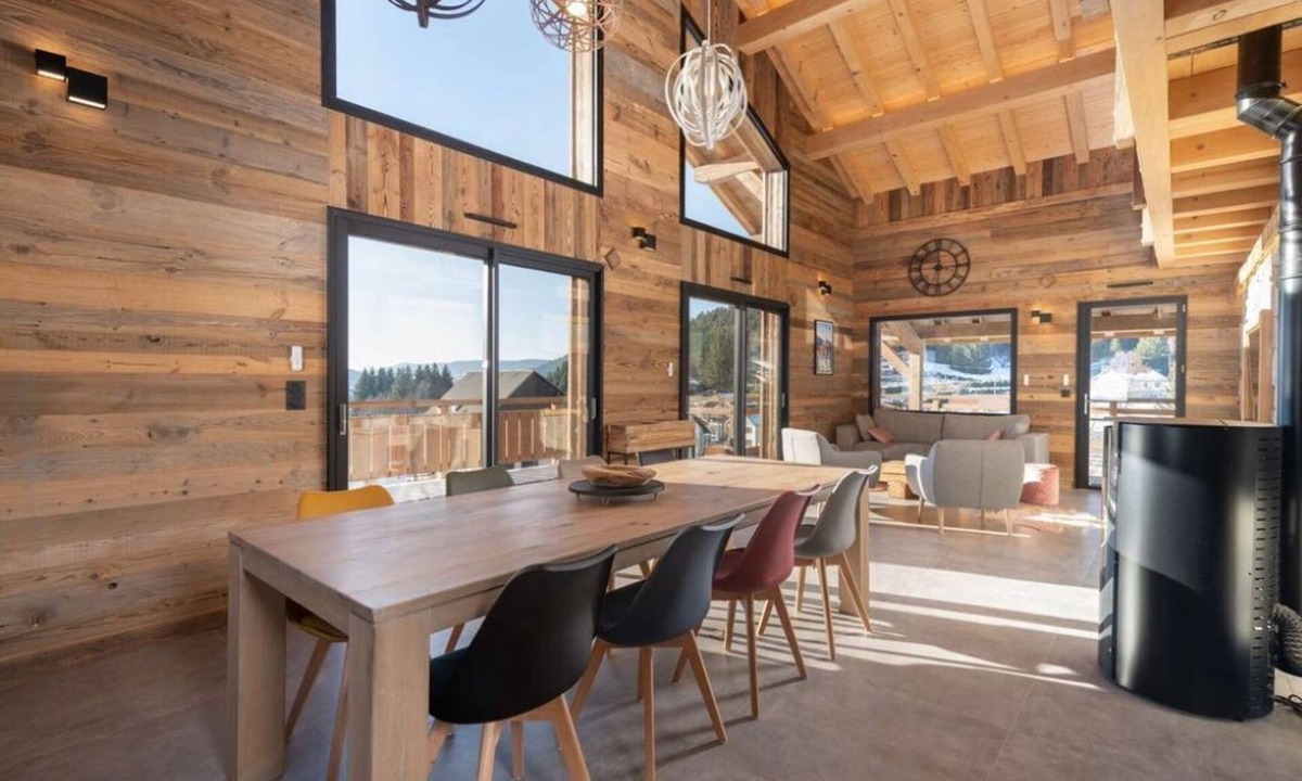 Xonrupt-Longemer Ski Chalet | Le Perrus Chalet with Spa and sauna 200m from the lake