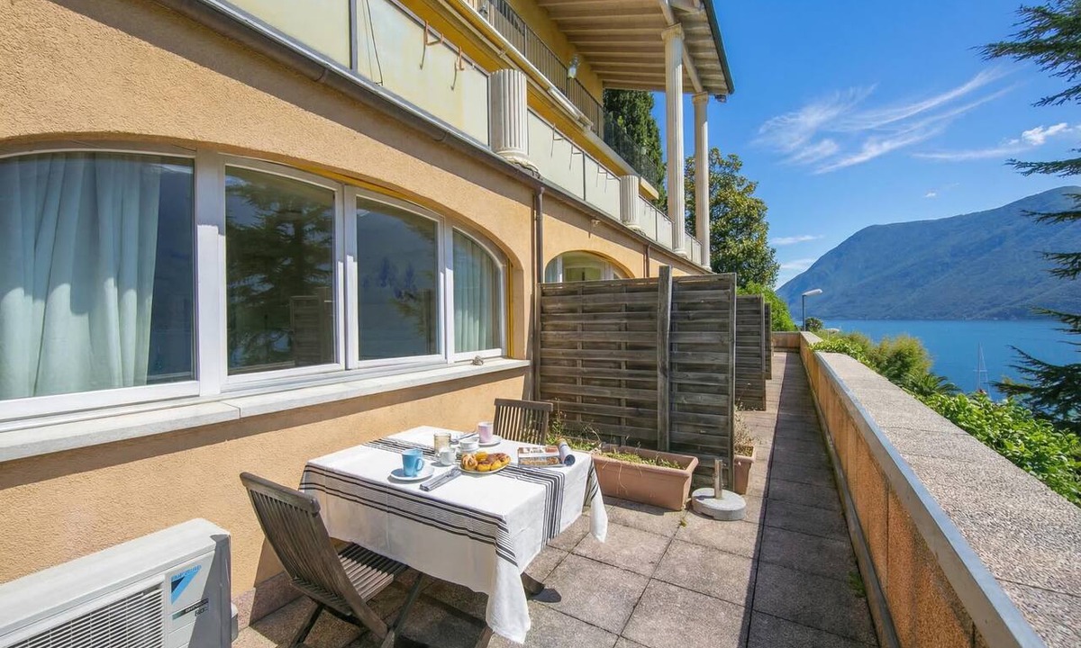 Castagnola Apartment | Orchidea Apt. 4 Front Lake with Terrace, Castagnola (Lugano), Switzerland