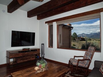 Taos House | Serene 3/2 with Mind Blowing Views, Dual Living Spaces, Gourmet Kitchen, Hot Tub