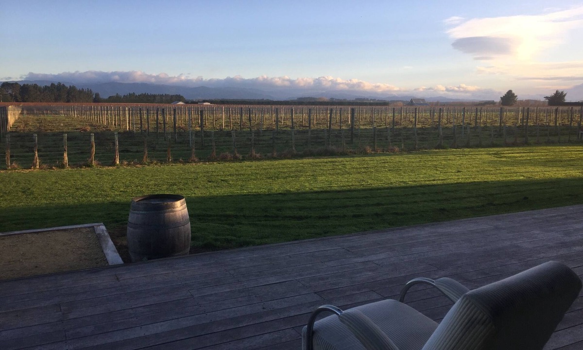 Martinborough House | Stunning views of the Tararuas and adjacent vineyard