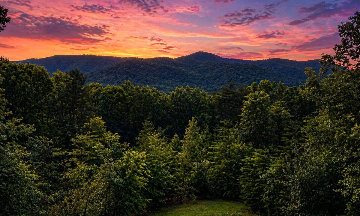 Cleveland Cabin | Wide-Spread Mountain Views, Hot Tub, Firepit, Arcade & So Much More!