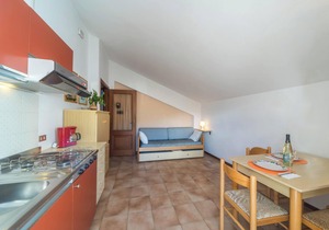 Apartment Bilocale with Pool, Wi-Fi, Balcony, Garden & Terrace