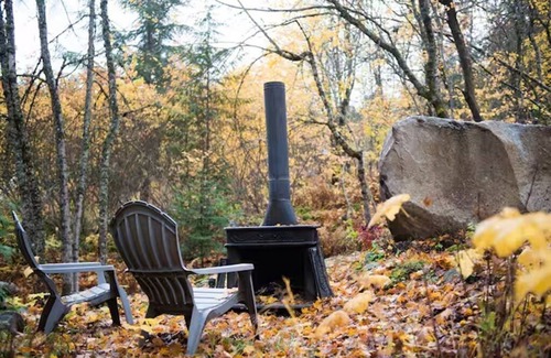Nelson Cabin | Bees Knees in the Trees Tiny Home - Hot Tub & Sauna
