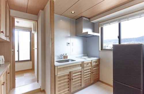 Shimogyo Apartment | 5F | River View Suite Near Kyoto Sta. | Wood Bath | Family & Small Group welcome