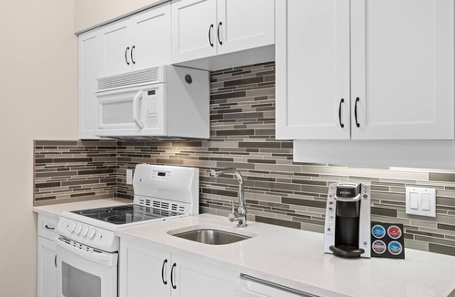 Village North Condo | Alpenglow Lodge Studio Suite with park view by MVA