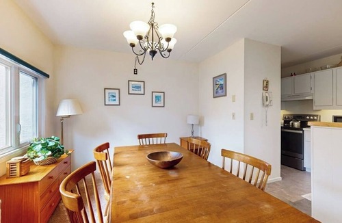 Warren Apartment | Alpine escape with 3 pools, tennis & gym - fireplace, balcony & W/D