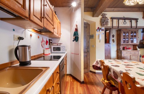 Valtellina Apartment | Apartment 'La Baita Verde' with Mountain View