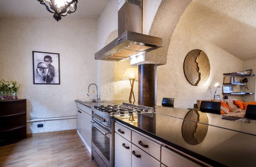 Cernobbio Apartment | Art Apartment with lake-view terrace, parking, and turkish bath.