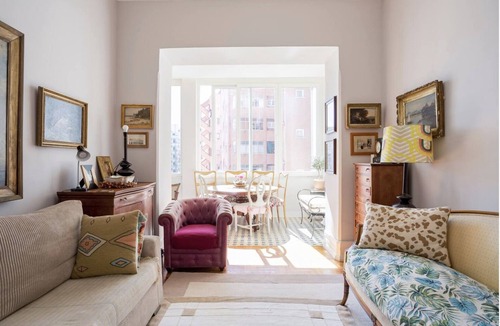 Santo Condestavel Apartment | Art Deco 2 Bed, 2 Bath Apt in Campo Ourique