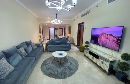 Rumailah Apartment | Beachfront Duplex apartment with full sea view.