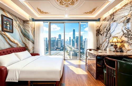 Beijing Central Business District Hotel | Beijing High-Rise Panoramic European International Mansion- Near Embassy District Forbidden City ,Temple of Heaven and Bar Street ,one-way PEK airport pick-up Express collection, free laundry, free coffee tourist ticket service