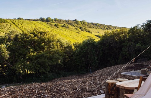 Alfriston RV Rental | Bluebell Hideaway luxury bell tent glamping
