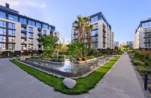 Saints Constantine and Helena Apartment | Boho Sea View One-bedroom Pool & SPA apartment