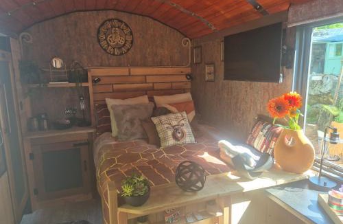 Northampton House | Brewers Bolt Cozy Unique Shepherds Hut - Hot Tub!