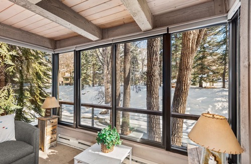 Aspen Condo | Chateau Eau Claire Unit 1 | Stylish Condo Overlooking the River, Walking Distance to Downtown