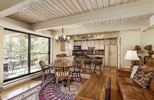 Aspen Condo | Chateau Eau Claire Unit 18 | Spacious Condo Overlooking the River with a Private Deck