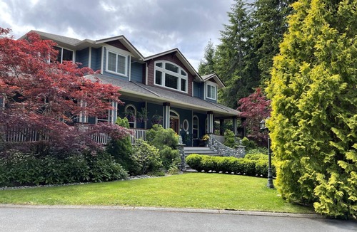 Shawnigan Lake House | Country Estate on acreage with swimming pool, hot tub, creek and trails.