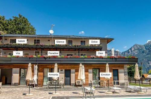 Dascio Apartment | Dascio Salute Ferienwohnung mit Panorama Balkon am See