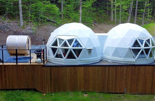 La Conception Ski Chalet | Dome at Bel Air Ideal for a couple Private Jacuzzi & sauna - Bbq - Gas fireplace