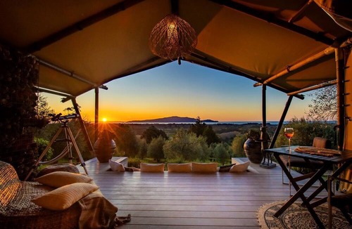 Waikanae RV Rental | Dreamy Safari Tent Rental for North Island Glamping