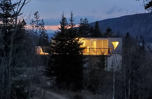 Englishtown Cabin | Eagles Nest Converted Shipping Container at Sally's Brook Wilderness Cabins