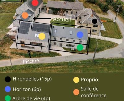 Ciney House | La Ferme d'Auwez - Horizon - Gîte 6 pers avec sauna et piscine partagés