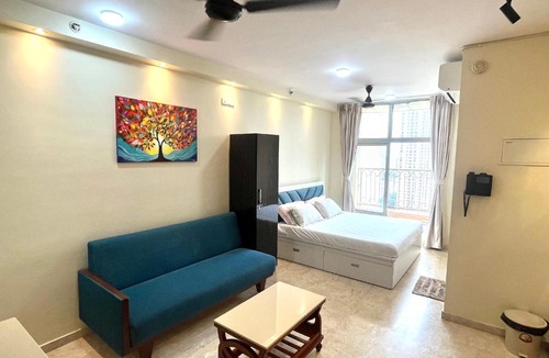 Thane West Apartment | Lakefront AC Balcony LakeView Studio Apartment at Hiranandani Estate, Thane