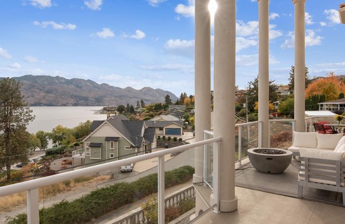 Westbank House | Lakeside Spanish Villa with 3 Patios + Hot Tub