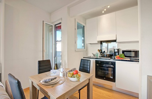 Viganello Apartment | Lean Home with Parking and Balcony, Lugano, Switzerland