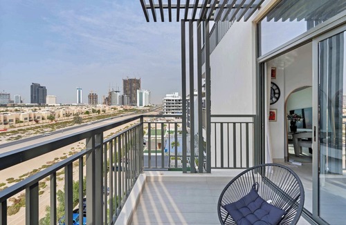 Al Barsha Apartment | Modern 1BR Escape w Balcony Views and Community Lifestyle
