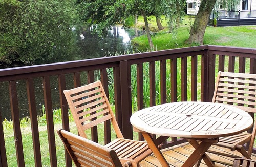 Langworth Ski Chalet | Modern two bedroom lodge, one double and one twin with en suite shower.