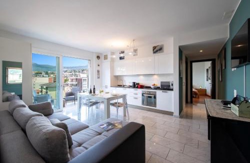 Viganello Apartment | Panoramic Penthouse - Happy Rentals