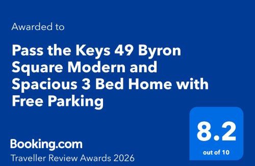 Trumpington House | Pass the Keys 49 Byron Square Modern and Spacious 3 Bed Home with Free Parking