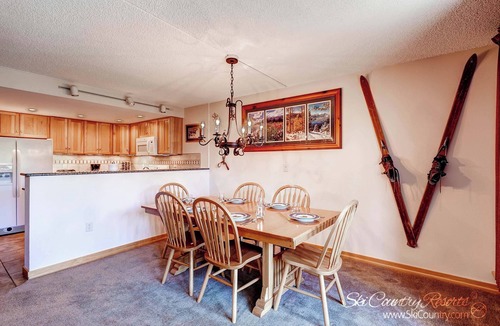 Peak 9 Condo | Remodeled Kitchen & Bath, Views, Wi-Fi, Garage Parking, Onsite Hot Tubs TE504