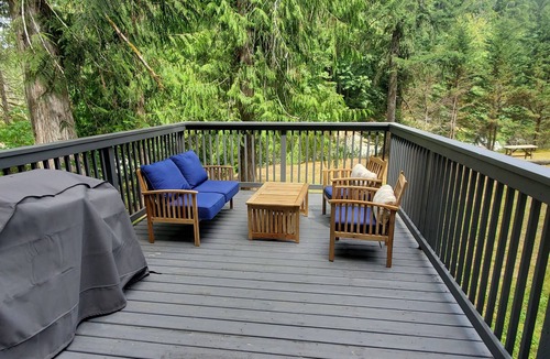 Duncan Cottage | Riverfront cottage with stairs to the river, firepit, and forested retreat.