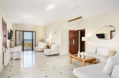 Xiro Chorio Villa | Seaview Villa The Infinite with Private Pool, BBQ & Ping Pong, 1,5km from beach