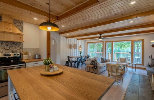 Amherst Ski Chalet | Serene Lake Escape with Spa Indulgence