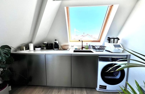 Jacht Apartment | Spacious Loft - View over the roofs of Brussels