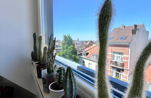 Jacht Apartment | Spacious Loft - View over the roofs of Brussels