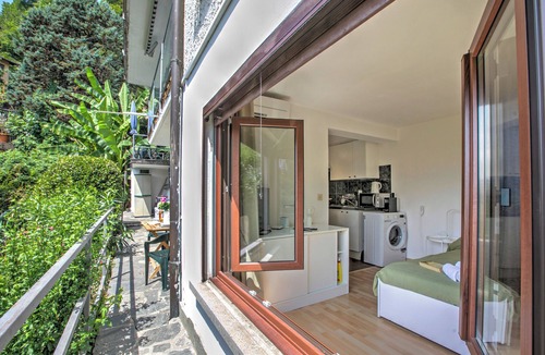 Agno Apartment | Studio w/Panoramic view, Shared Pool, Garden & Terrace, Agno, Switzerland
