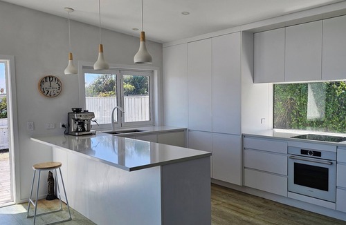 Foxton Beach House | Stunning 3-bedroom beachfront house with the best views