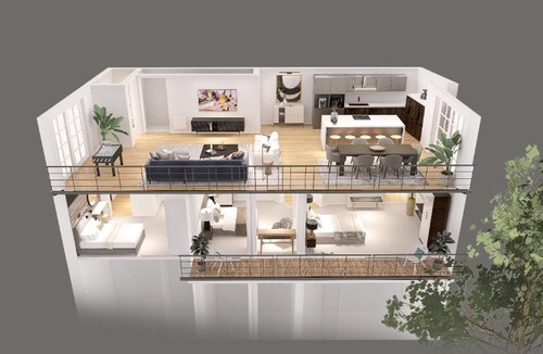 Leicester City Centre Apartment | Stunning Modern Glass Wall Penthouse, City Centre