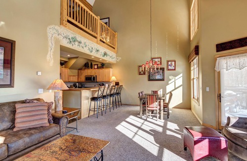 Warrior's Mark Condo | Summit View Retreat Walk to Main St & Peak 9 Penthouse Hot Tubs