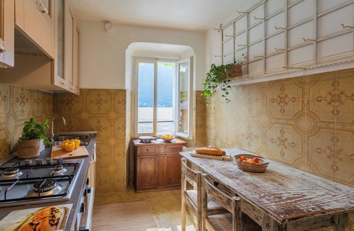 Nesso Apartment | Terrace on Orrido di Nesso Waterfall by Rent all Como