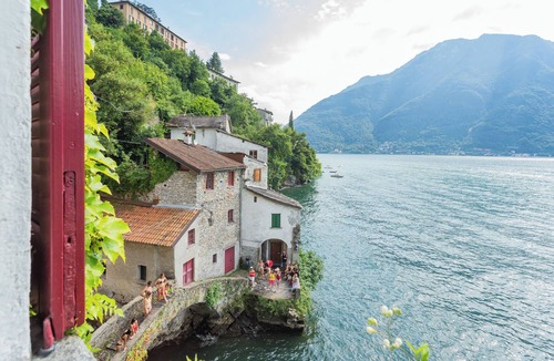 Nesso Apartment | Terrace on Orrido di Nesso Waterfall by Rent all Como