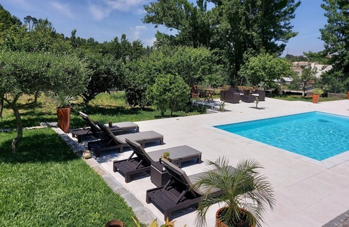 Beijos Villa | This house is ideal for 4 tourists. It offers a private pool, a closed garden .
